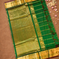 Pure Handloom Korvai Saree | Lime Green