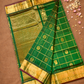 Pure Handloom Korvai Saree | Lime Green