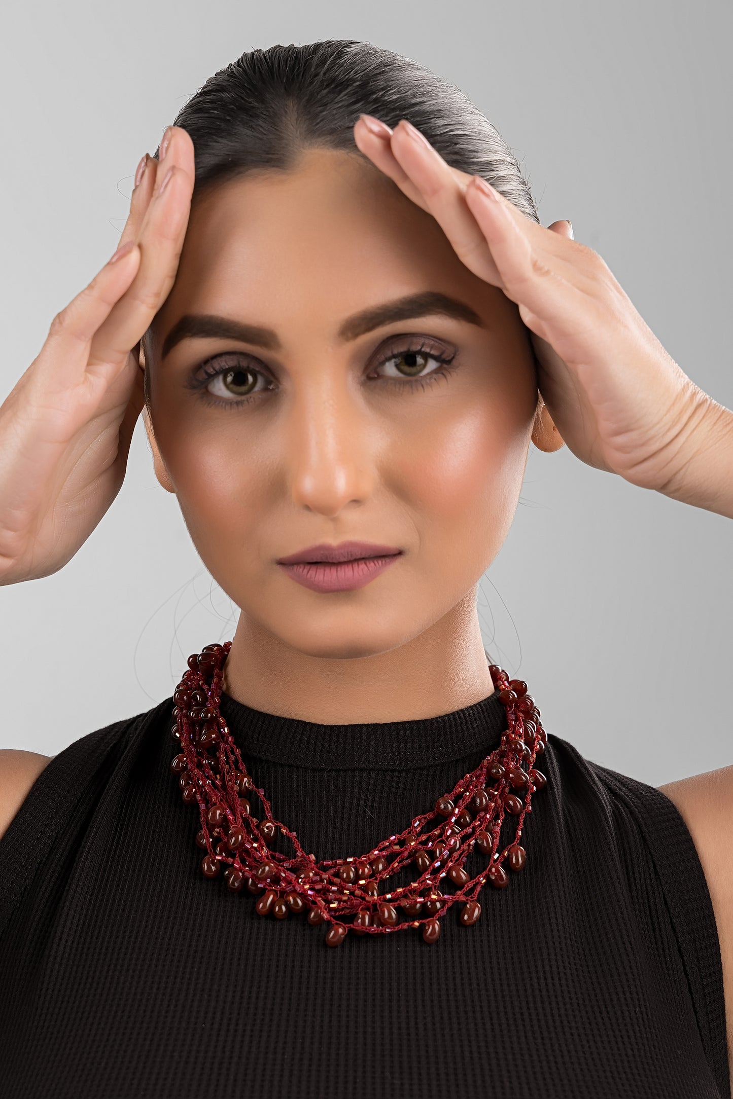 Crimson Glow Choker