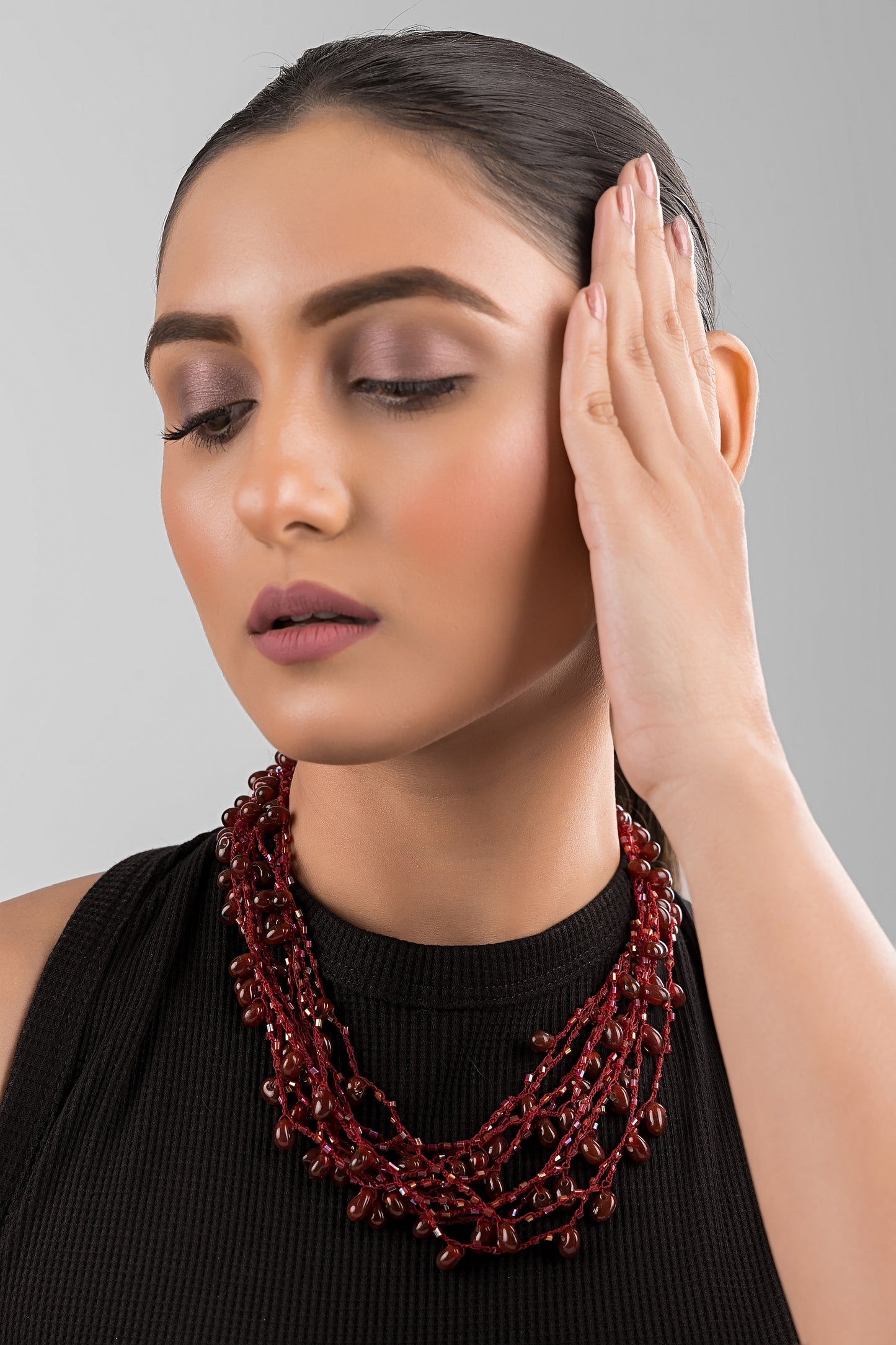Crimson Glow Choker
