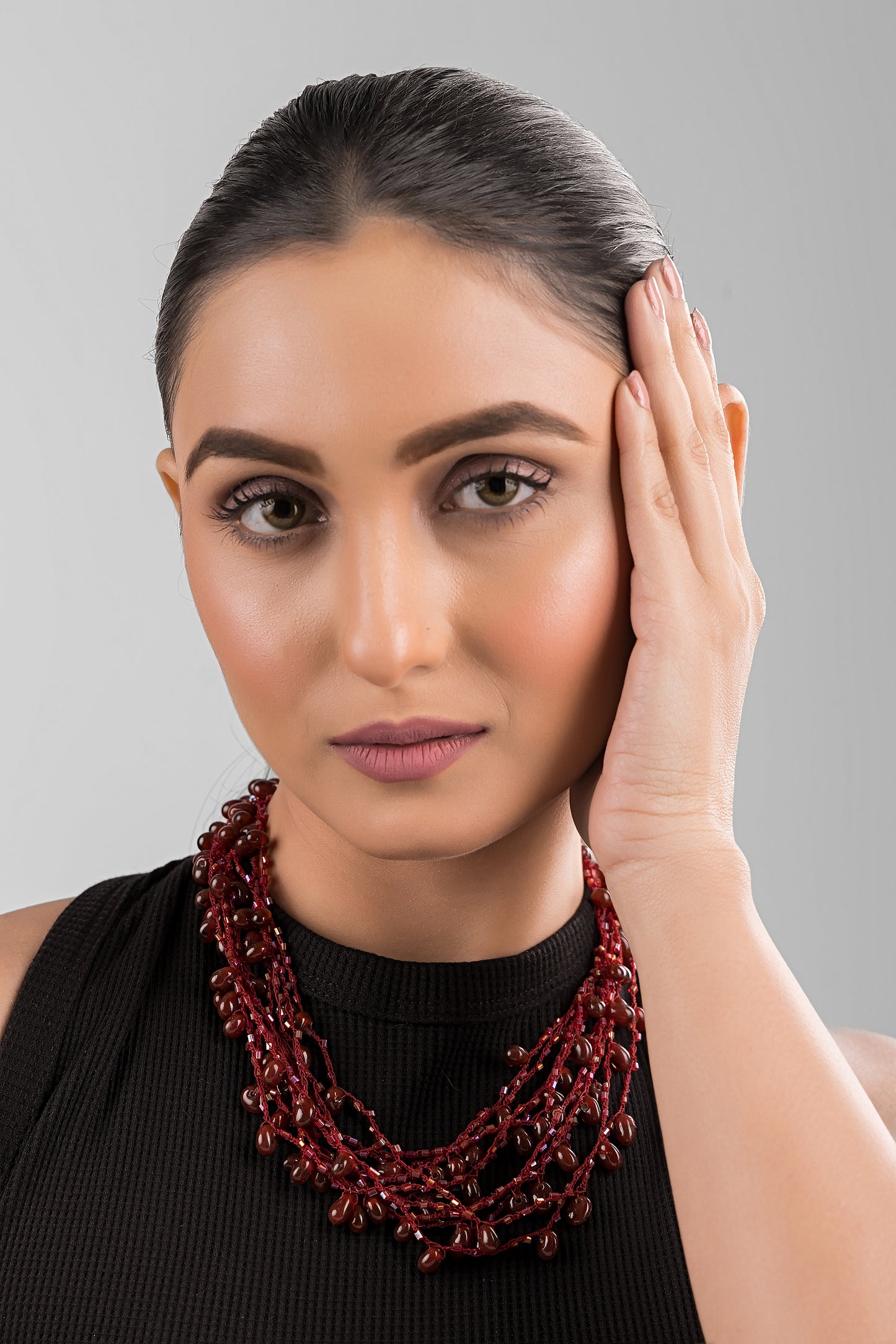 Crimson Glow Choker