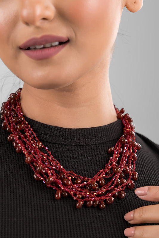 Crimson Glow Choker