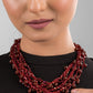 Crimson Glow Choker