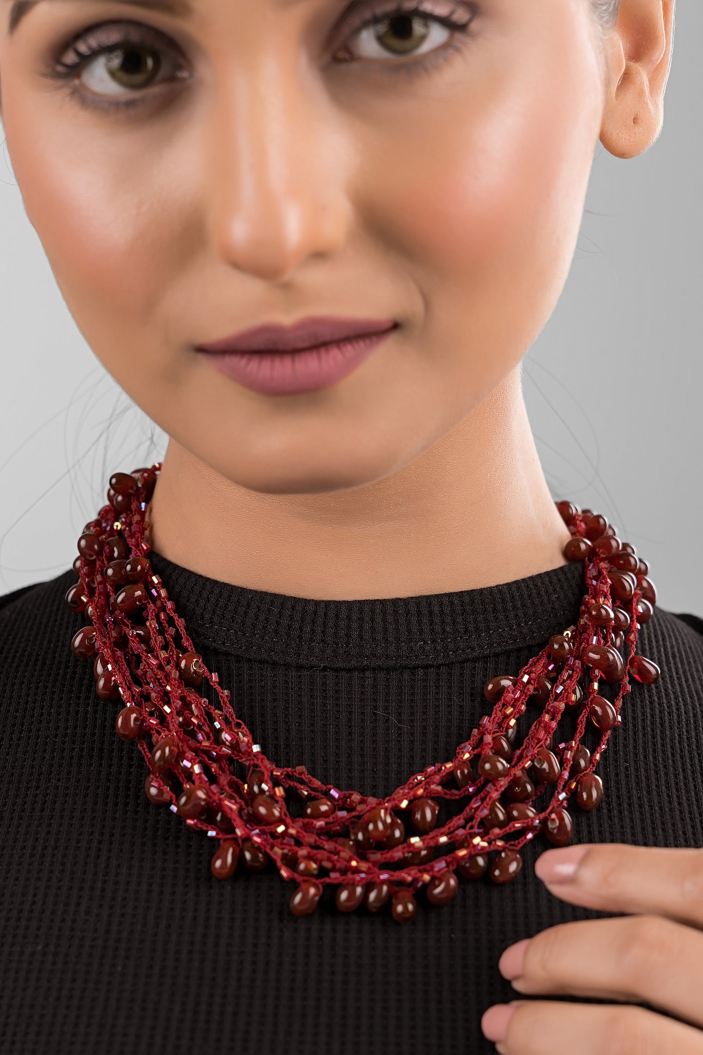 Crimson Glow Choker