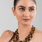 Bronze Noir Beaded