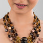Bronze Noir Beaded