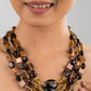 Bronze Noir Beaded