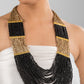 Gold Black Gulbahar Haar