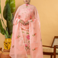 Classic Kota Doria Cotton Unstitched 2-Piece Kurti | Peach