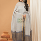Space Black Jamdani 2-Piece Set Kurti & Dupatta (UNSTITCHED) - 139