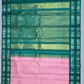 Pure Handwoven Gadwal Silk Saree Light Pink -207