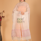 Pure Handloom Muslin Jamdani Dupatta With Baby Pink  - 002
