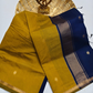 Maheshwari Silk Cotton Saree – Festive Elegance | Mustard Yellow
