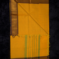 Kanchi Cotton|Marigold Yellow & Purple