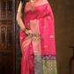 Hot Pink Cotton Silk Saree - 006