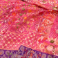 Pure Banarasi Exclusive Ektara Kora JAMDANI Tilfi saree  | Pink