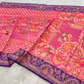 Pure Banarasi Exclusive Ektara Kora JAMDANI Tilfi saree  | Pink
