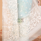 Organza Embroidery Saree With Light Blue - 116