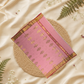 Handloom Chanderi Silk Cotton Saree  |  baby pink