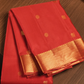Silk Mark Certified Handloom Kanjivaram Silk Saree  |  Classic Red