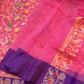 Pure Banarasi Exclusive Ektara Kora JAMDANI Tilfi saree  | Pink