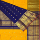 Handwoven Pure Gadwal Silk Saree  | Yellow