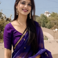 Maheshwari Silk Cotton Saree – Festive Elegance | Purple