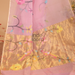 Jamdani Muslin Tissue Silk Saree With Rose Pink - 117