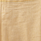 Pure Handloom Linen Saree | Pastel Yellow  and Yelllow  | Half and Half style with Contrast Border
