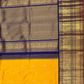 Handwoven Pure Gadwal Silk Saree  | Yellow