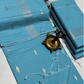 Maheshwari Silk Cotton Saree – Festive Elegance | Sky Blue