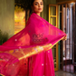 Deep Pink Sequin Paithani Jamdani 2-Piece Set Kurti & Dupatta (UNSTITCHED) - 314