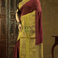 Marron Cotton Silk Saree - 008