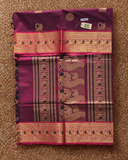 Kanchi Cotton|MAgenta & Red