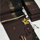 Maheshwari Silk Cotton Saree – Festive Elegance | Brown