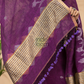 Grape Voilet Linen X Line 2-Piece Set Kurti & Dupatta (UNSTITCHED) - 125