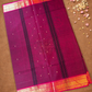 Chettinad Cottton Saree With Rani Pink