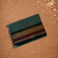 Chettinad Cottton Saree With Forest Green
