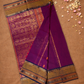 Chettinad Cottton Saree With Grape Purple