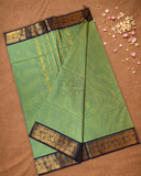 Chettinad Cottton Saree With Apple Green