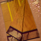 Chettinad Cottton Saree With Golden Yellow