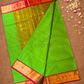 Chettinad Cottton Saree With Lime Green