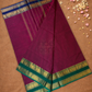 Chettinad Cottton Saree With Bright Pink