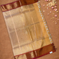 Chettinad Cottton Saree With Cream Orange