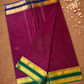 Chettinad Cottton Saree With  Grape Purple