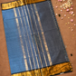 Chettinad Cottton Saree With  Ocean Blue