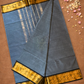 Chettinad Cottton Saree With  Dark Gray