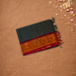 Chettinad Cottton Saree With Charcoal Gray