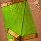 Chettinad Cottton Saree With  Neon Green