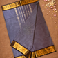 Chettinad Cottton Saree With Shadow Gray